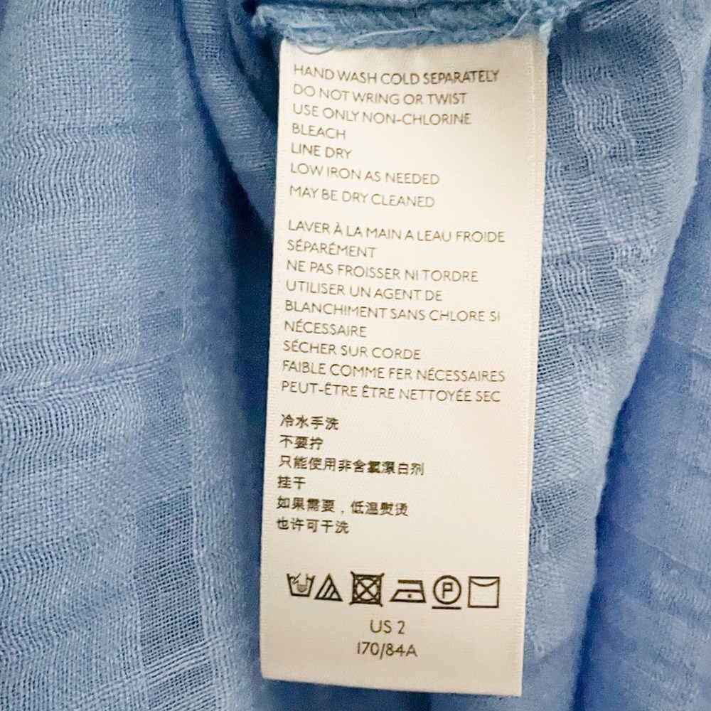 Anthropologie Pilcro And The Letterpress Textured Linen Button Down - Picture 11 of 12